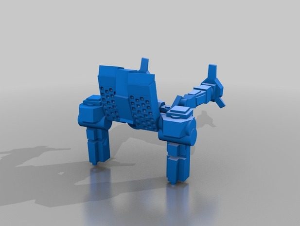机器人战士 by 勇敢的心 3D打印模型