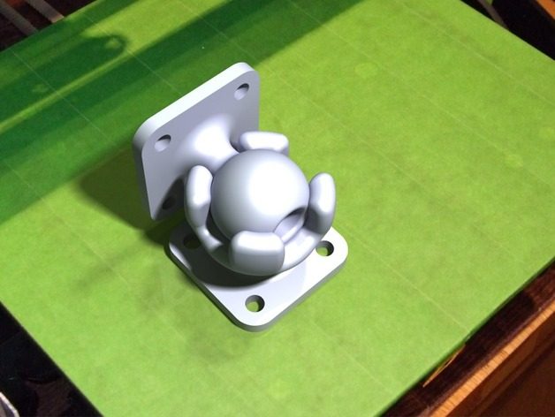 球窝固定件 by shopnc1 3D打印模型