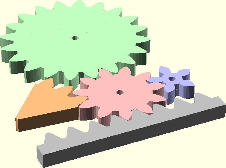 齿轮组 by ultimaker专家 3D打印模型