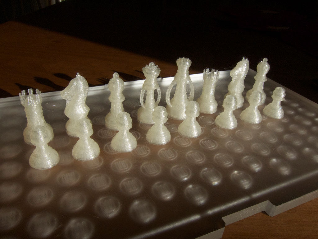 国际象棋，经典造型 by 刷卡时为零 3D打印模型