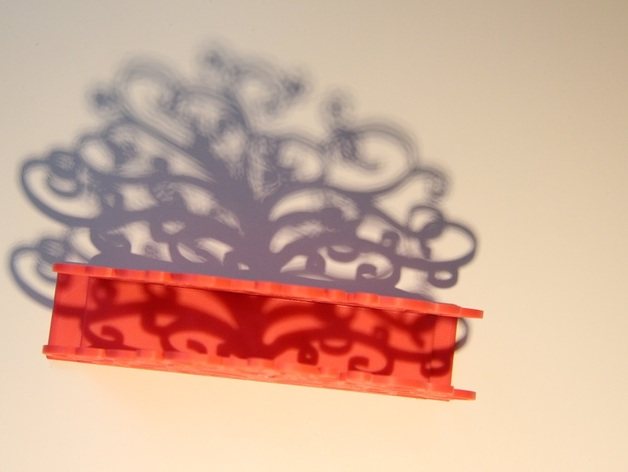 生命之树纸巾架 by 大黄易 3D打印模型
