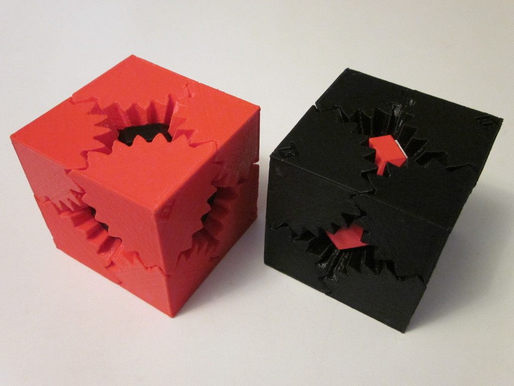 可定制的齿轮魔方 by 双塔奇兵 3D打印模型
