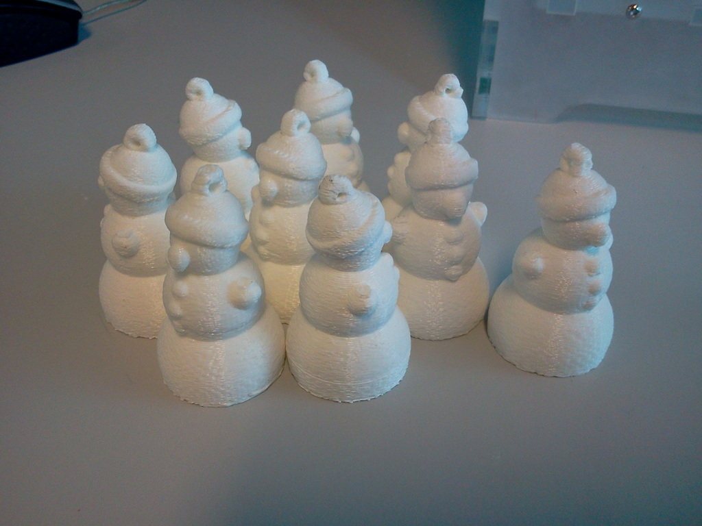 雪人 by 我无所谓 3D打印模型