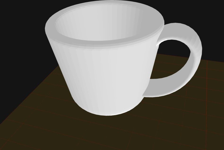 咖啡杯 by UU切克闹 3D打印模型