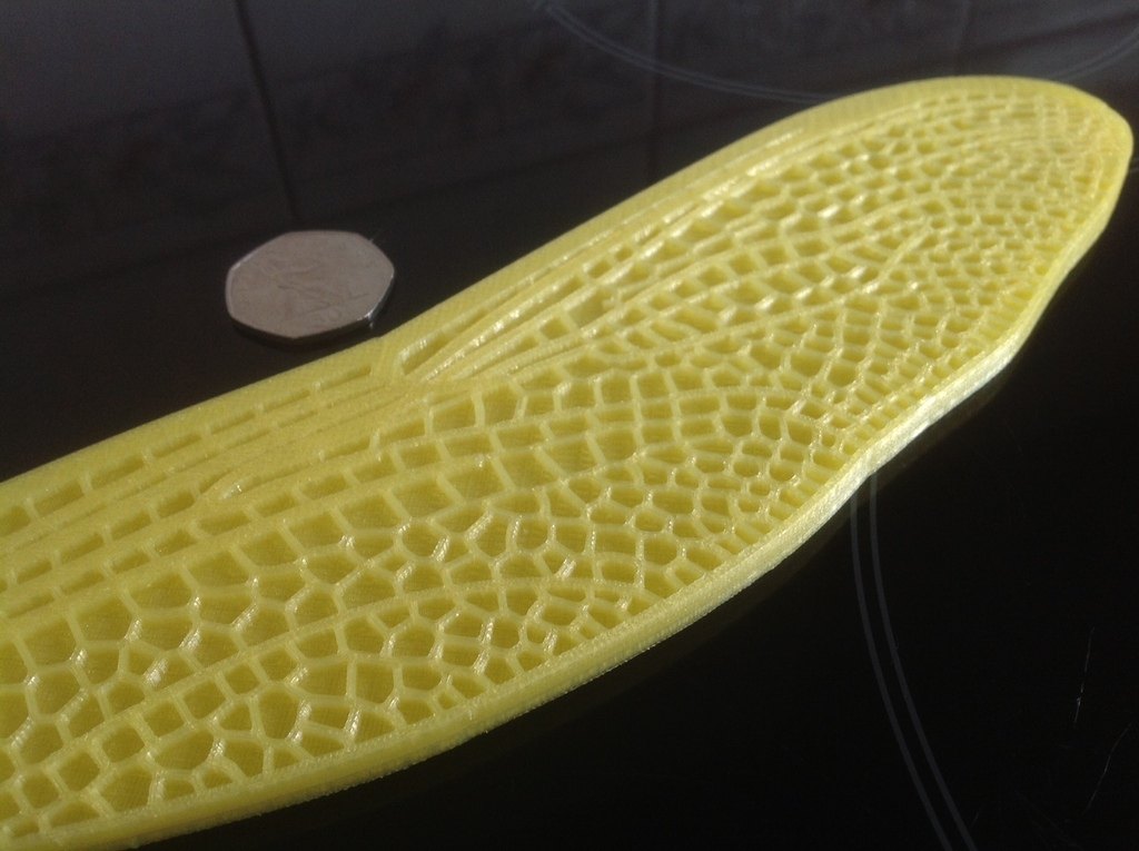 蜻蜓翅膀上的花纹形状 by GeeKee 3D打印模型