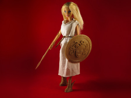 芭比变身之战神雅典娜 by 勇敢的心 3D打印模型