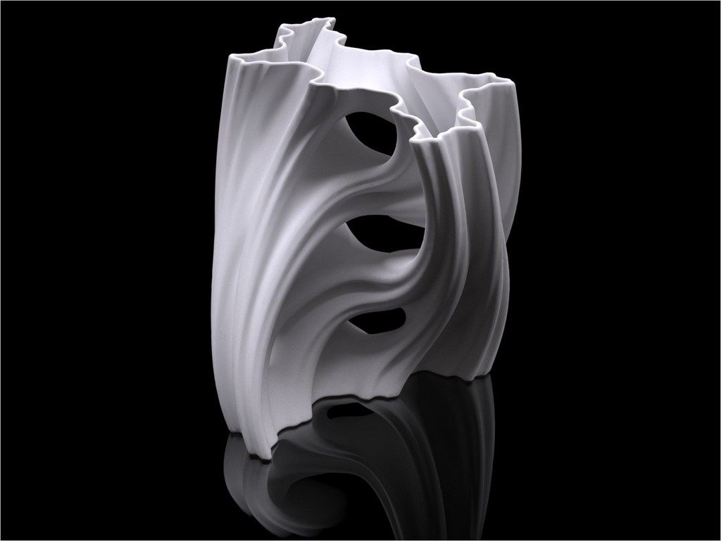 茱莉亚花瓶 by 三个牛叫什么 3D打印模型