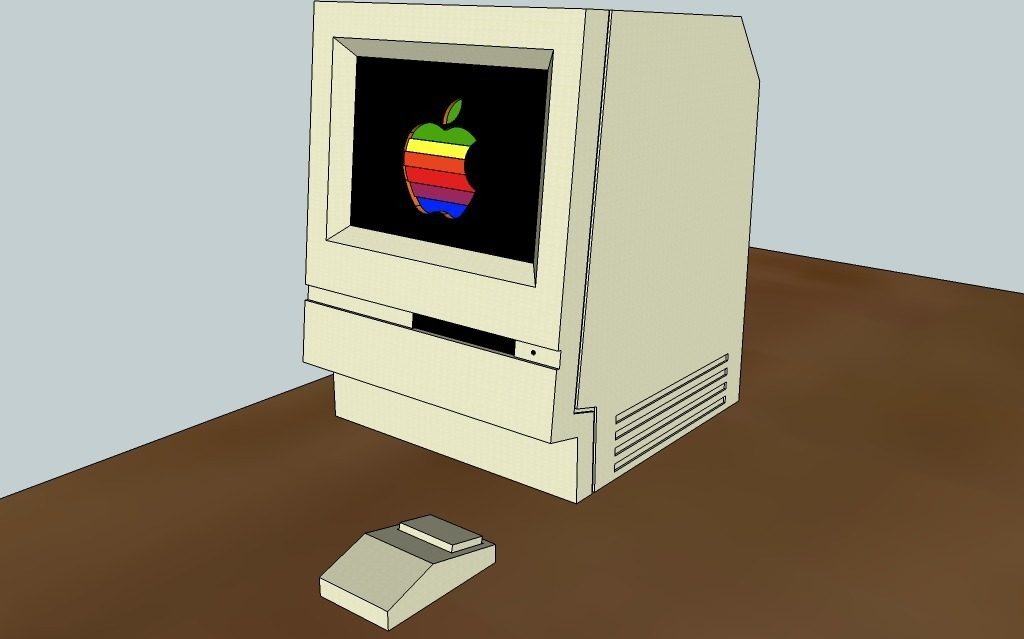 经典的MAC电脑 by UU切克闹 3D打印模型