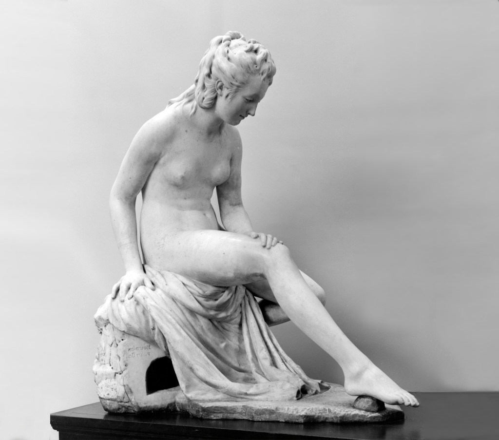 洗澡裸女雕像 by molaoda 3D打印模型