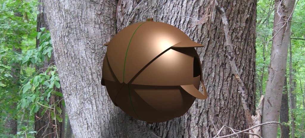 可折叠人造鸟巢 by fangp3 3D打印模型