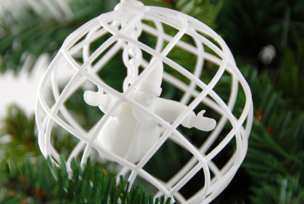 圣诞装饰球里的圣诞老人 by jackey不是chen 3D打印模型