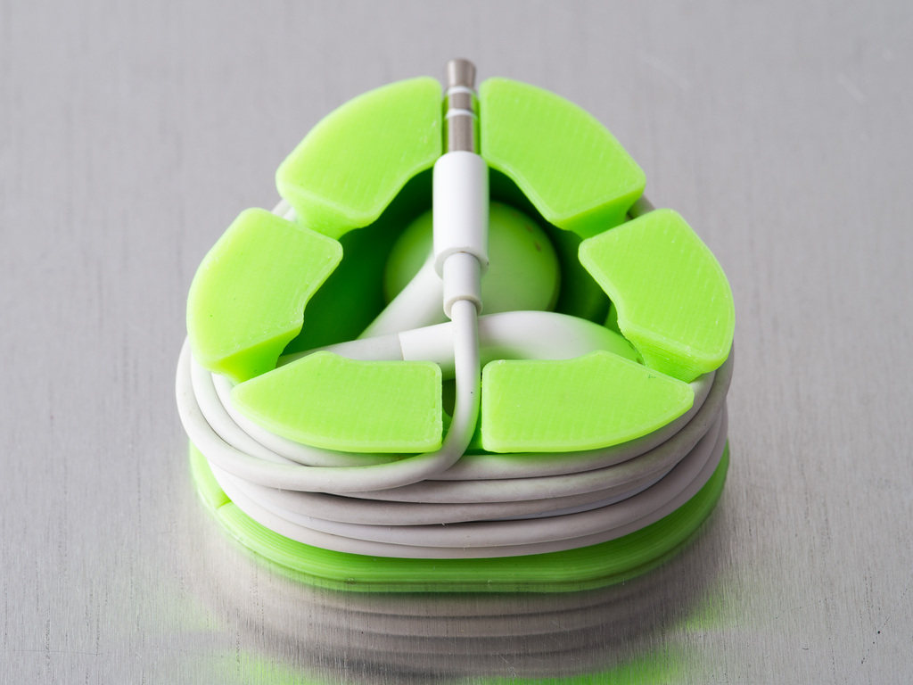耳机线收纳盒 by yankee 3D打印模型