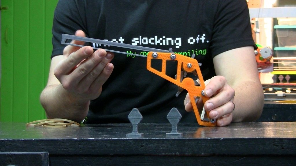 橡皮筋手枪 by ABS耗材 3D打印模型