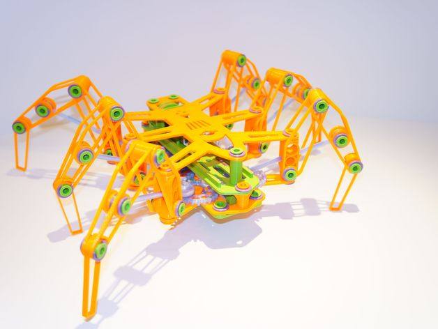 蜘蛛漫游者机器人玩具 by GeeKee 3D打印模型