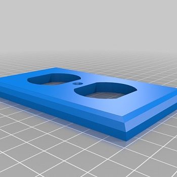 插座挡板 by 刷卡时为零 3D打印模型