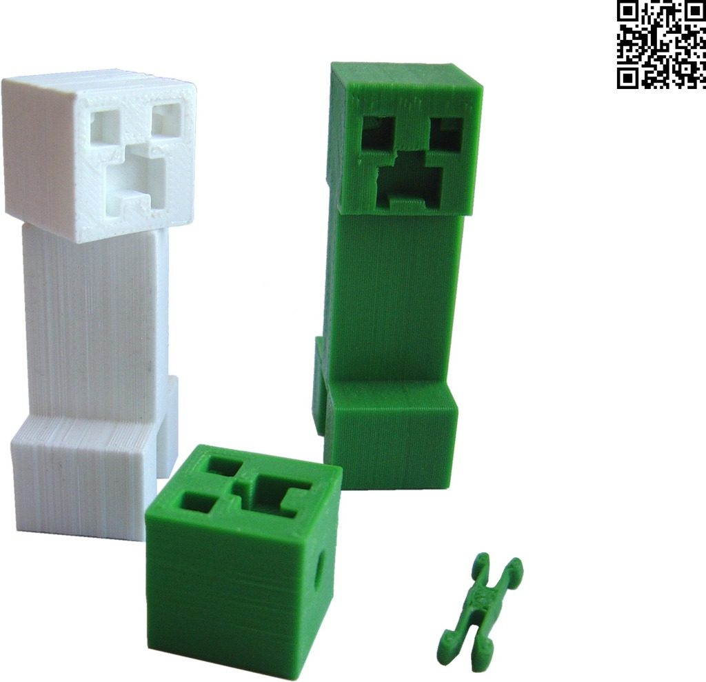 MinecraftJJ怪 by 大黄易 3D打印模型