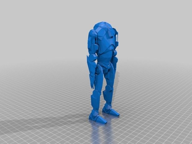 超级战斗机器人 by 油麦菜 3D打印模型