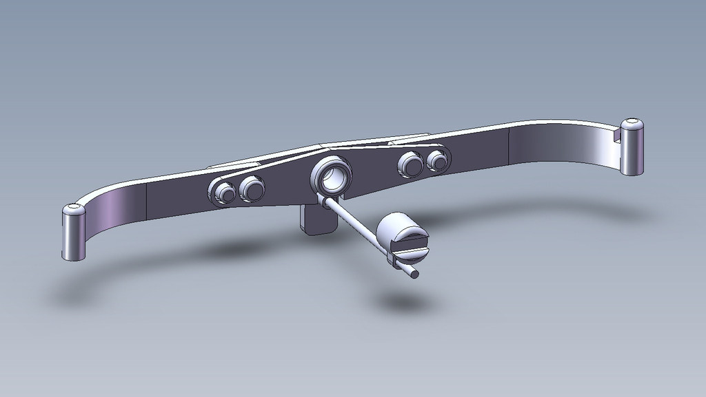 橡皮筋弓箭 by 建模找我 3D打印模型