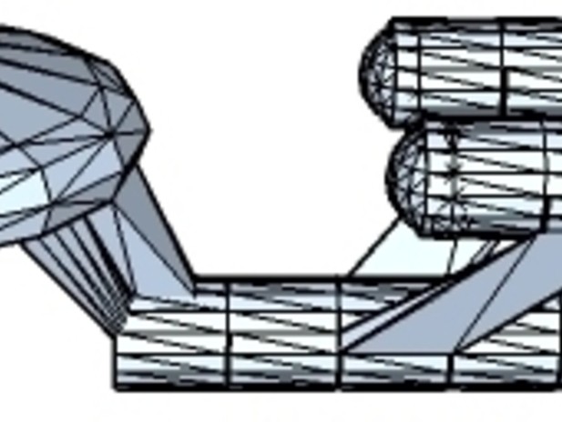 太空船拼装版 by 天上掉下个林妹妹 3D打印模型