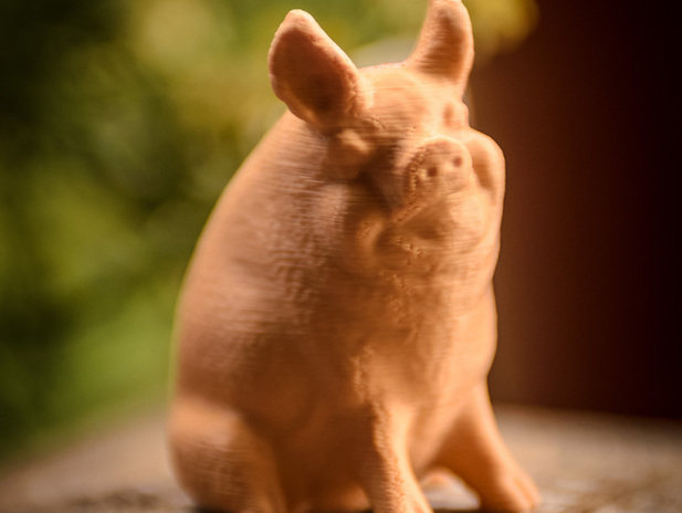 3D扫描的花园陶猪雕塑 by jackey不是chen 3D打印模型