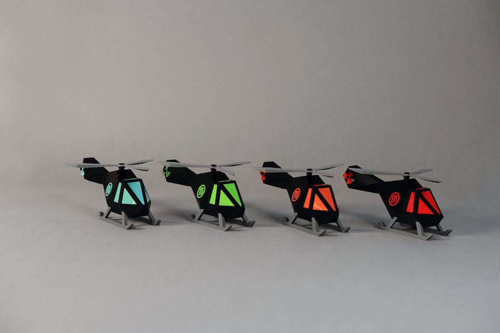 直升机 by PLA是什么 3D打印模型