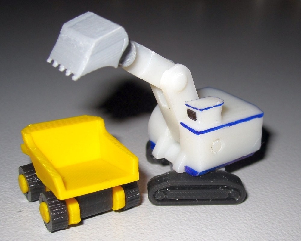小型挖掘机 by 99665362 3D打印模型