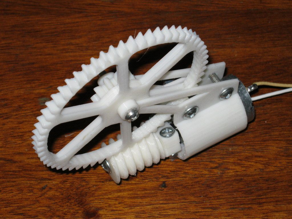 蜗轮减速机 by DIY狂人 3D打印模型