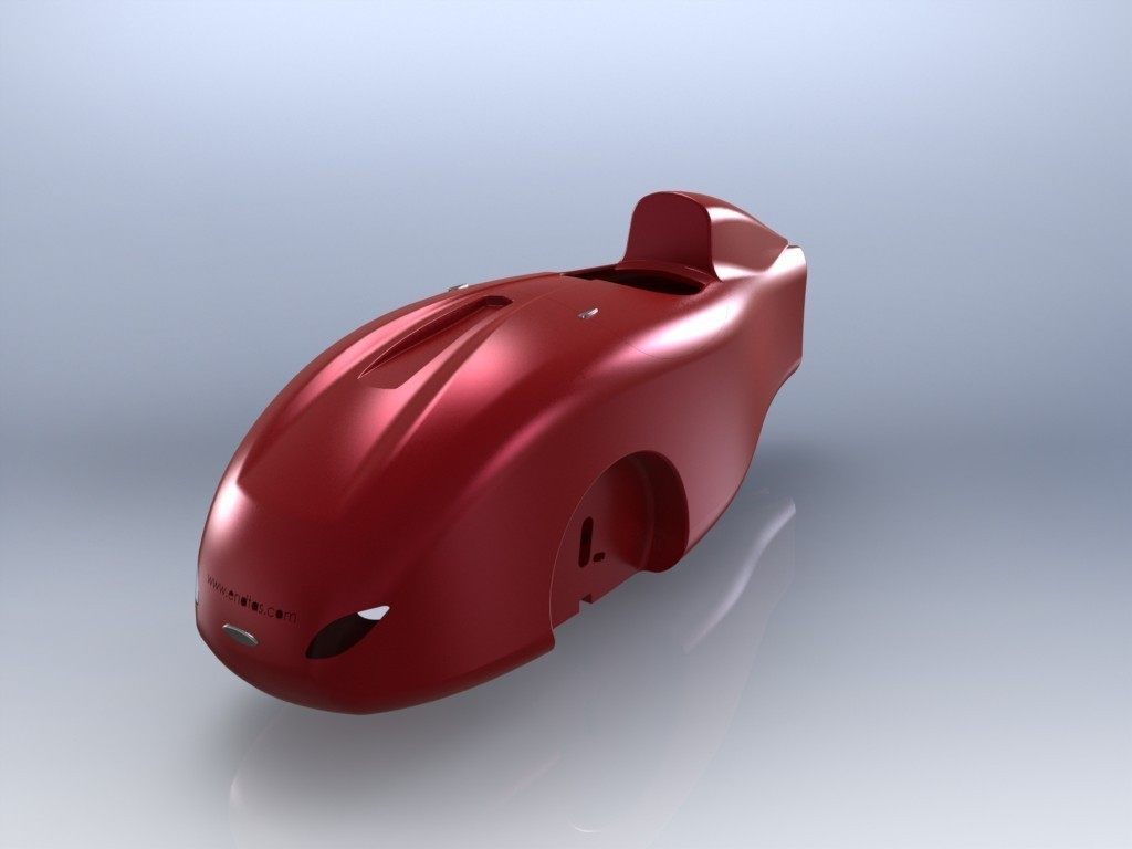 三轮躺车模型 by shopnc1 3D打印模型