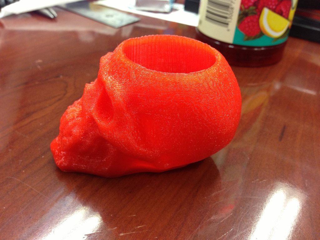 骷髅头杯 by yankee 3D打印模型