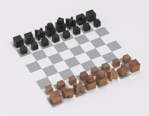 包豪斯风格的国际象棋一套 系列二 by 就是我就是我就是我 3D打印模型