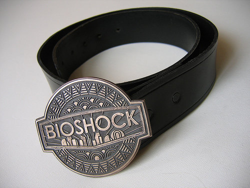 《生化奇兵》游戏标志的皮带扣 by 99665362 3D打印模型
