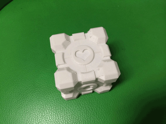 《传送门2》里的Companion Cube by DIY狂人 3D打印模型
