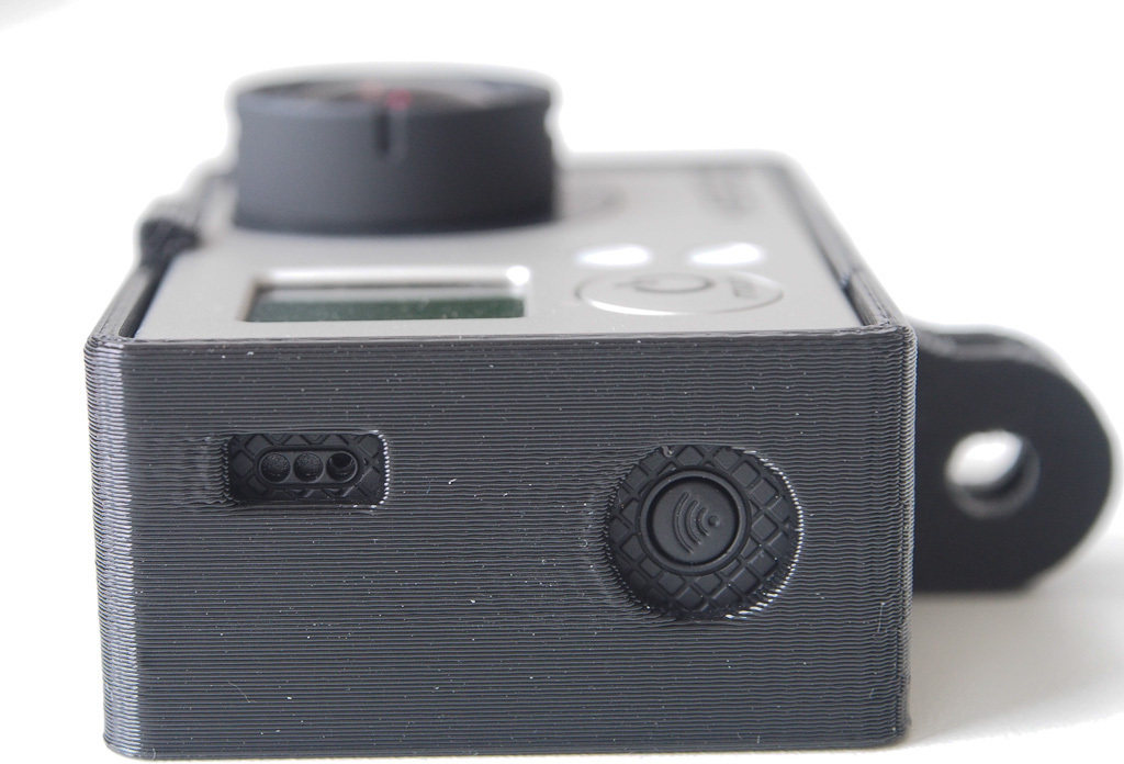 GoPro Hero3运动相机安装支架 by 好多好多6 3D打印模型
