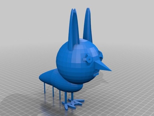一尊长得像鸟的雕塑 by 就是我就是我就是我 3D打印模型