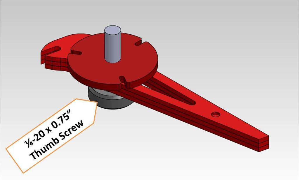 自制的三脚架 by MakerbotR2 3D打印模型