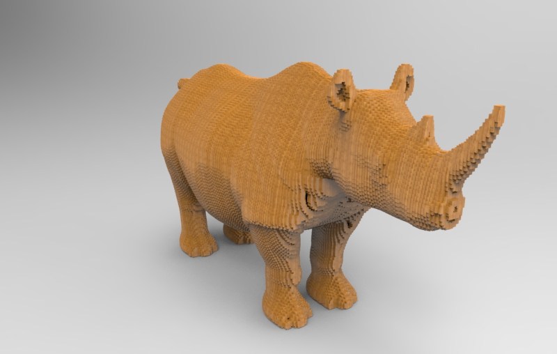 创意犀牛 by 13155289955 3D打印模型
