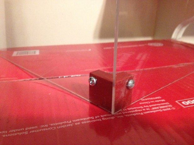 亚克力玻璃箱固定器 by jackey不是chen 3D打印模型