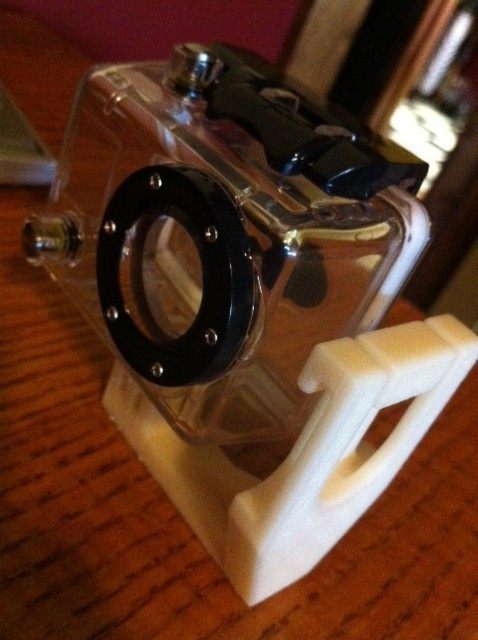 潜水镜上装Gopro相机 by one3D打印模型