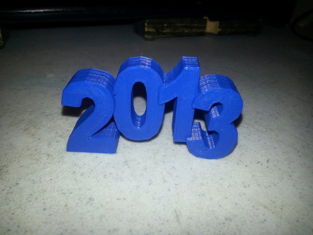 数字2013 by DNSpod 3D打印模型
