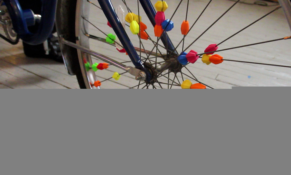 自行车辐条装饰 by 6433589 3D打印模型