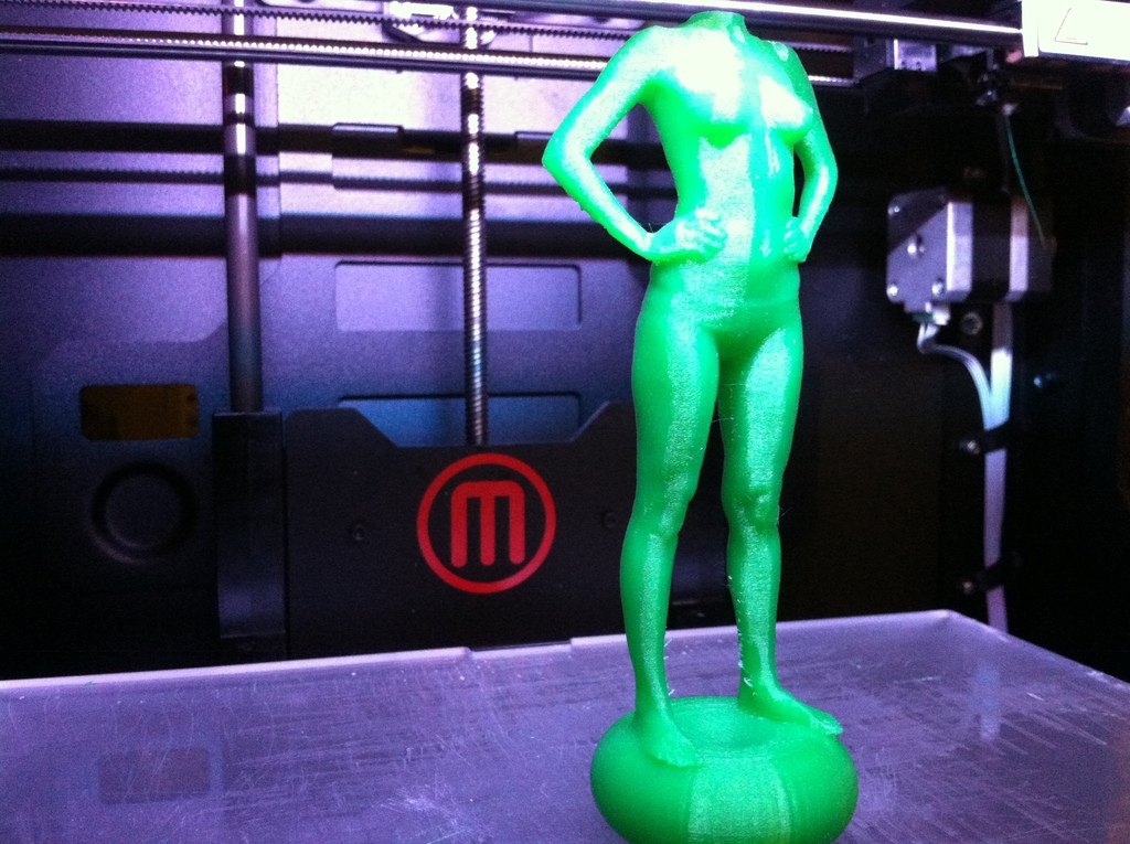 3D扫描的女人体 by 今天是个好日子 3D打印模型