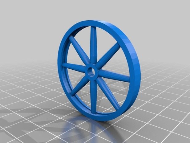 自行车辐条轮模型 by DNSpod 3D打印模型