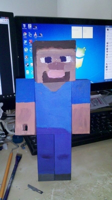 模术师应用：Minecraft小人 by rourou12 3D打印模型