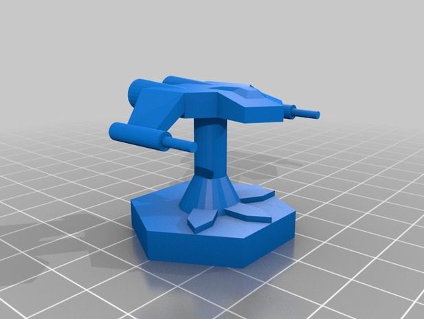 科幻巡洋舰 by 老夫 3D打印模型