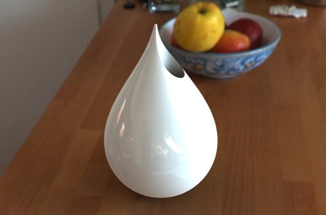水滴花瓶/眼泪花瓶 by 刷卡时为零 3D打印模型