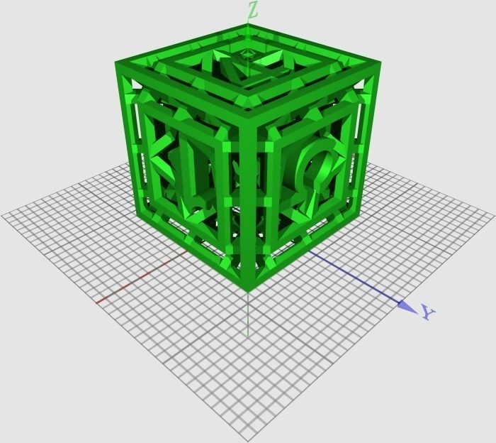 超级骰子 by 勇敢的心 3D打印模型