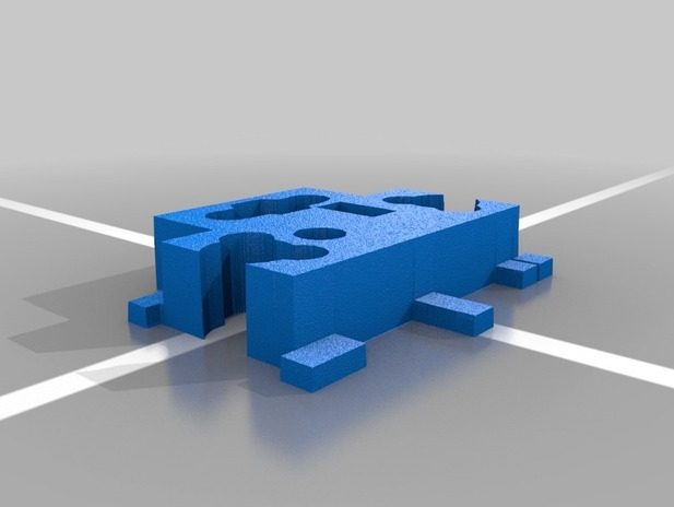 孟德尔3D打印机挤出器安装架 by DNSpod 3D打印模型