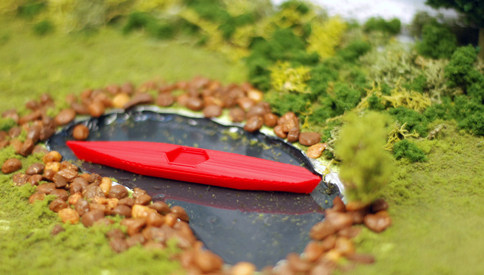 皮划艇 by 勇敢的心 3D打印模型
