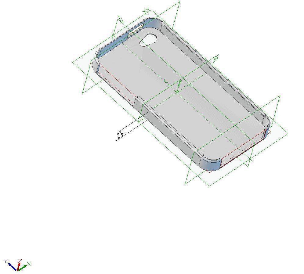 iPhone4/4s手机壳 by 康王~ 3D打印模型