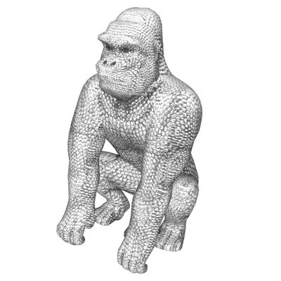 现代大猩猩雕塑su模型